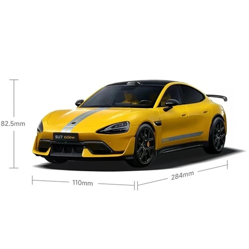ابعاد ماکت ماشین شیائومی مدل SU7 Ultra مقیاس 1:18