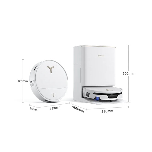 ابعاد جارو رباتیک اکووکس مدل T90S OMNI