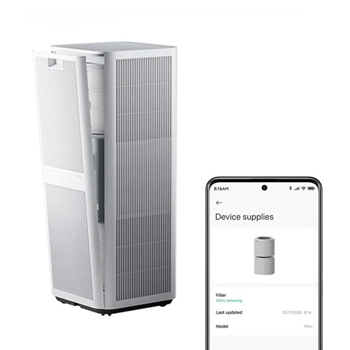 مدیریت فیلتر تصفیه هوا شیائومی مدل Mijia Air Purifier Max Filter با اپلیکیشن Xiaomi Home