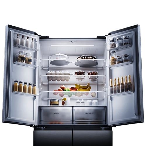 ظرفیت یخچال هوشمند چهار در شیائومی مدل Mijia Refrigerator Cross Door 502L MRC50ESSMPAEU