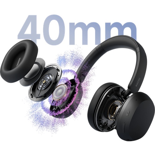 درایور ۴۰ میلی‌متری هدفون بلوتوث شیائومی مدل Redmi Headphones Neo