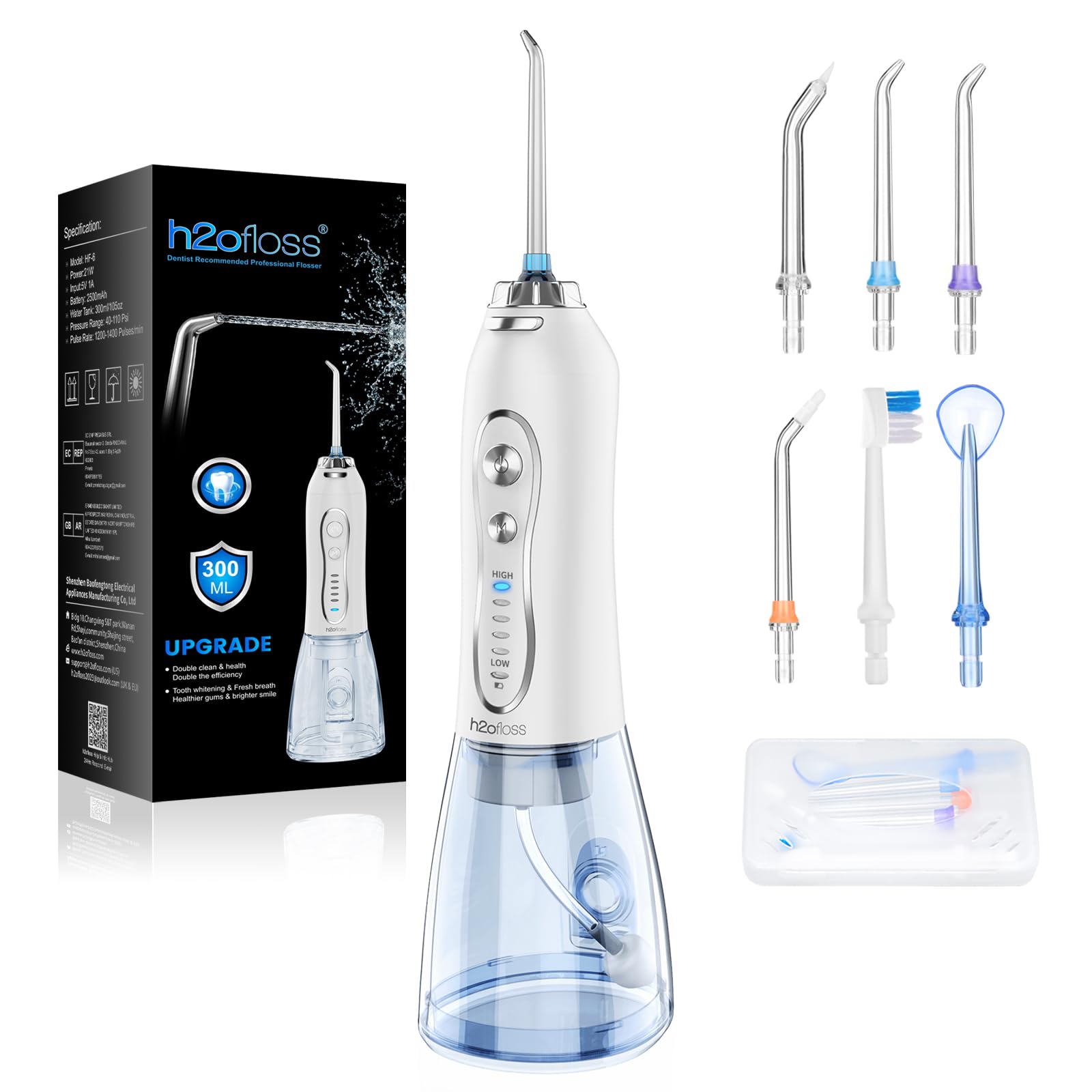H2ofloss HF-6 Dental Cordless Oral Irrigator User Manual (4)