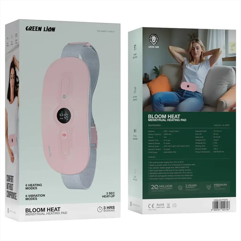 خرید ماساژور برقی شکم گرین لاین مدل Bloom Heat